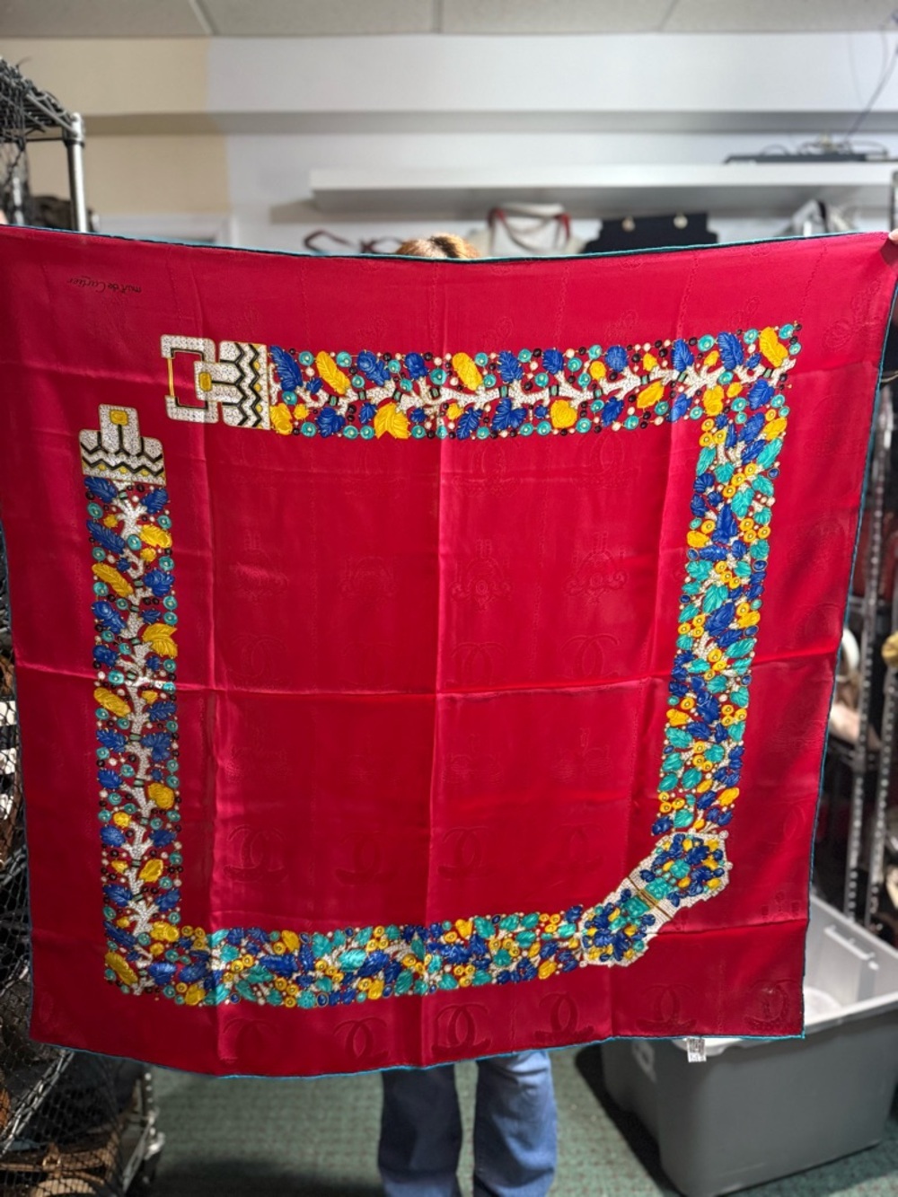 CARTIER SILK SCARF